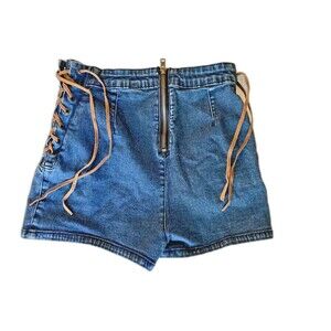 BDG  Shorts Size 26 Denim Jean Lace Up Side